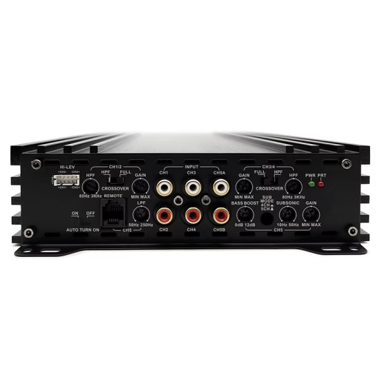ZAPCO ST-5B 5-kanałowy wzmacniacz klasy AB 4Ω: 4 x 70 W + 1 x 250 W RMS